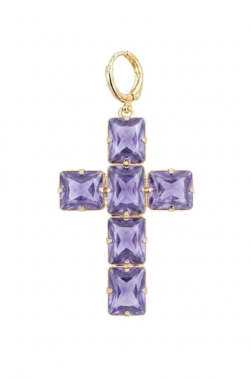 Pingente Cruz Carret 8x10mm - PG00052 — 1
