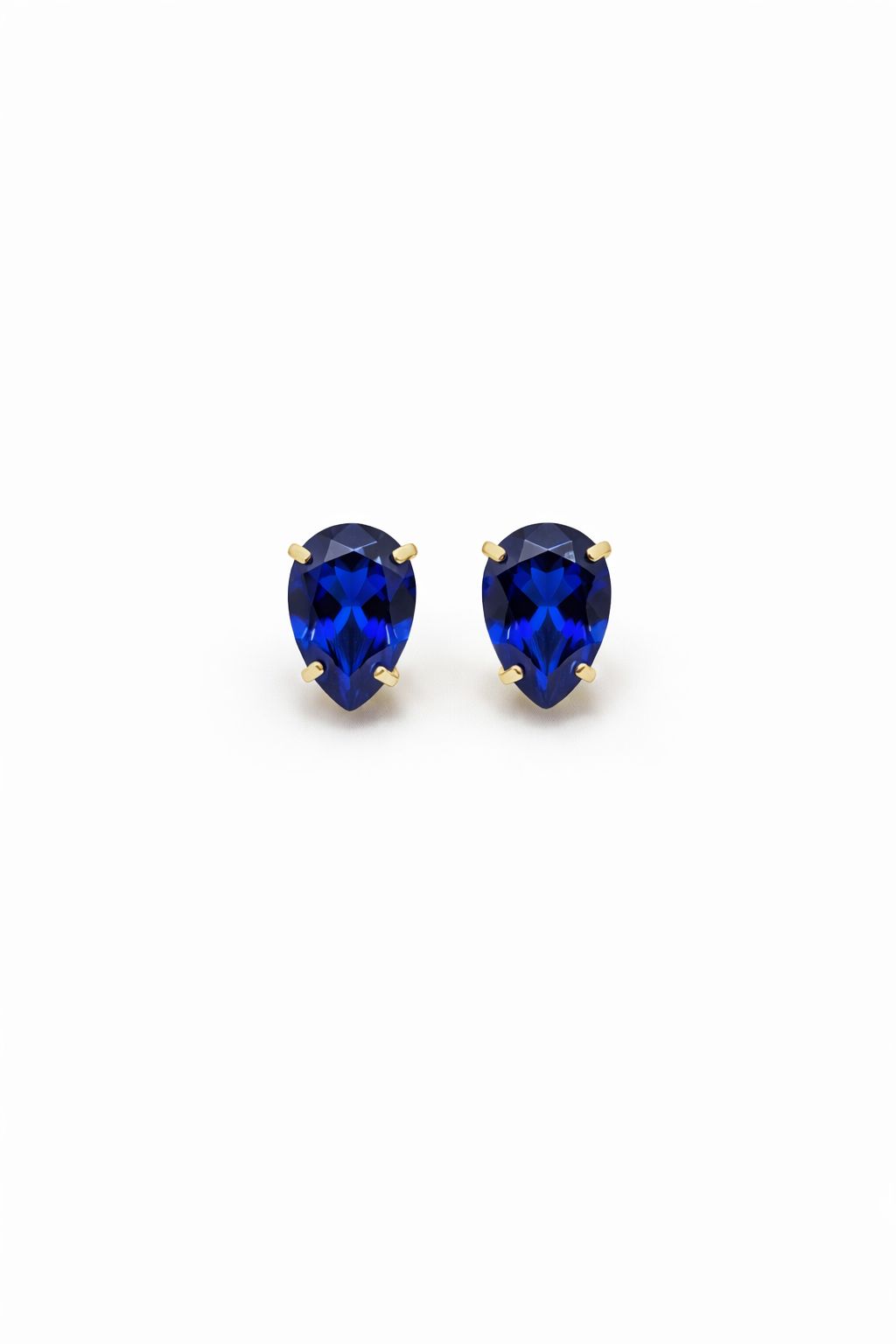 Brinco Base Cristal Gota 10x14mm - BR00223 — 1
