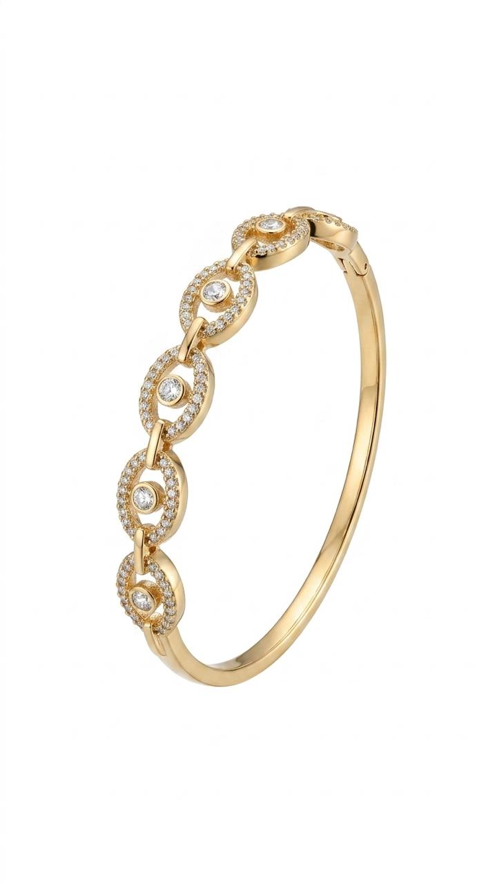Bracelete Lacre com Zircônia - PL00278