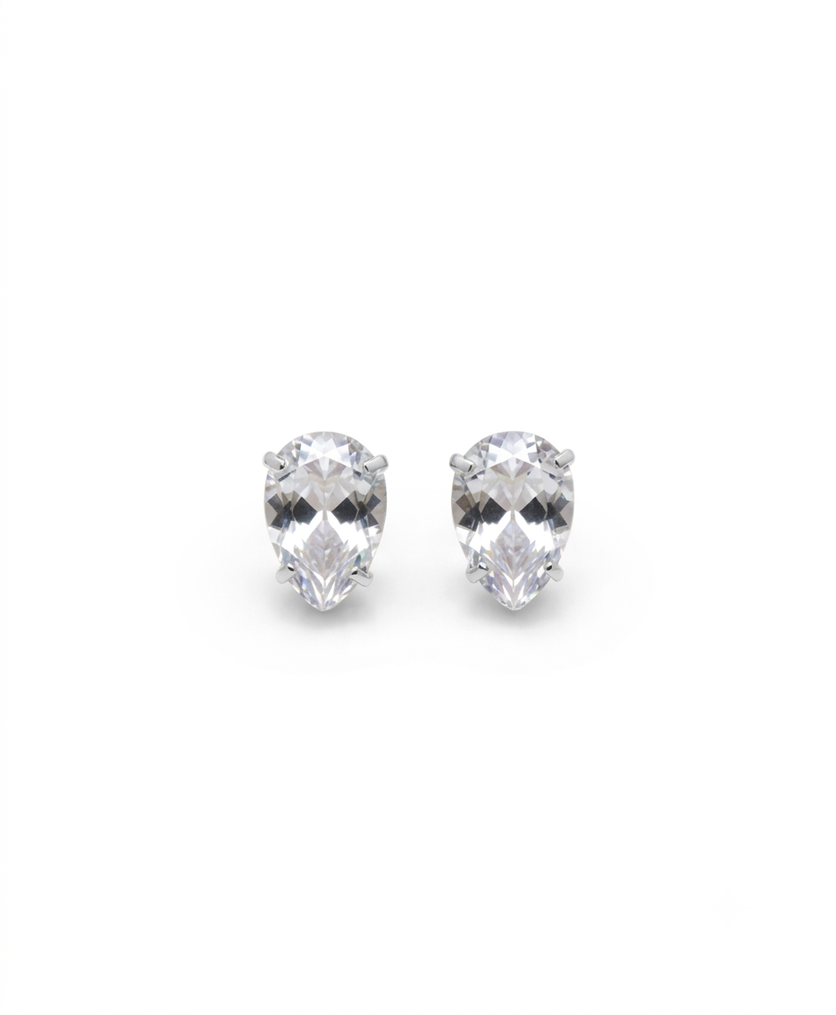 Brinco Base Cristal Gota 10x14mm - BR00223 — 2