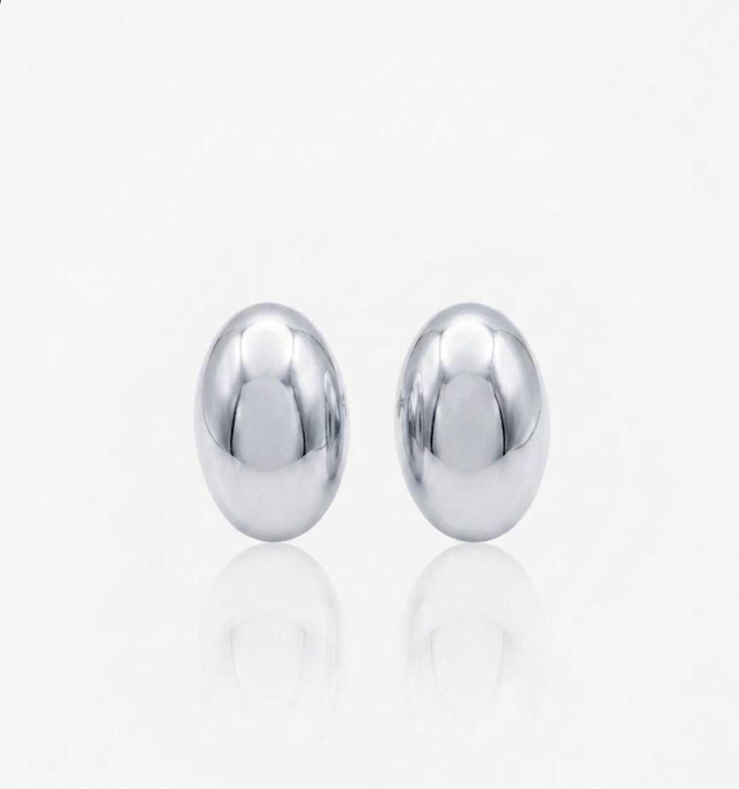 Brinco Oval Liso - BR00899 — 2