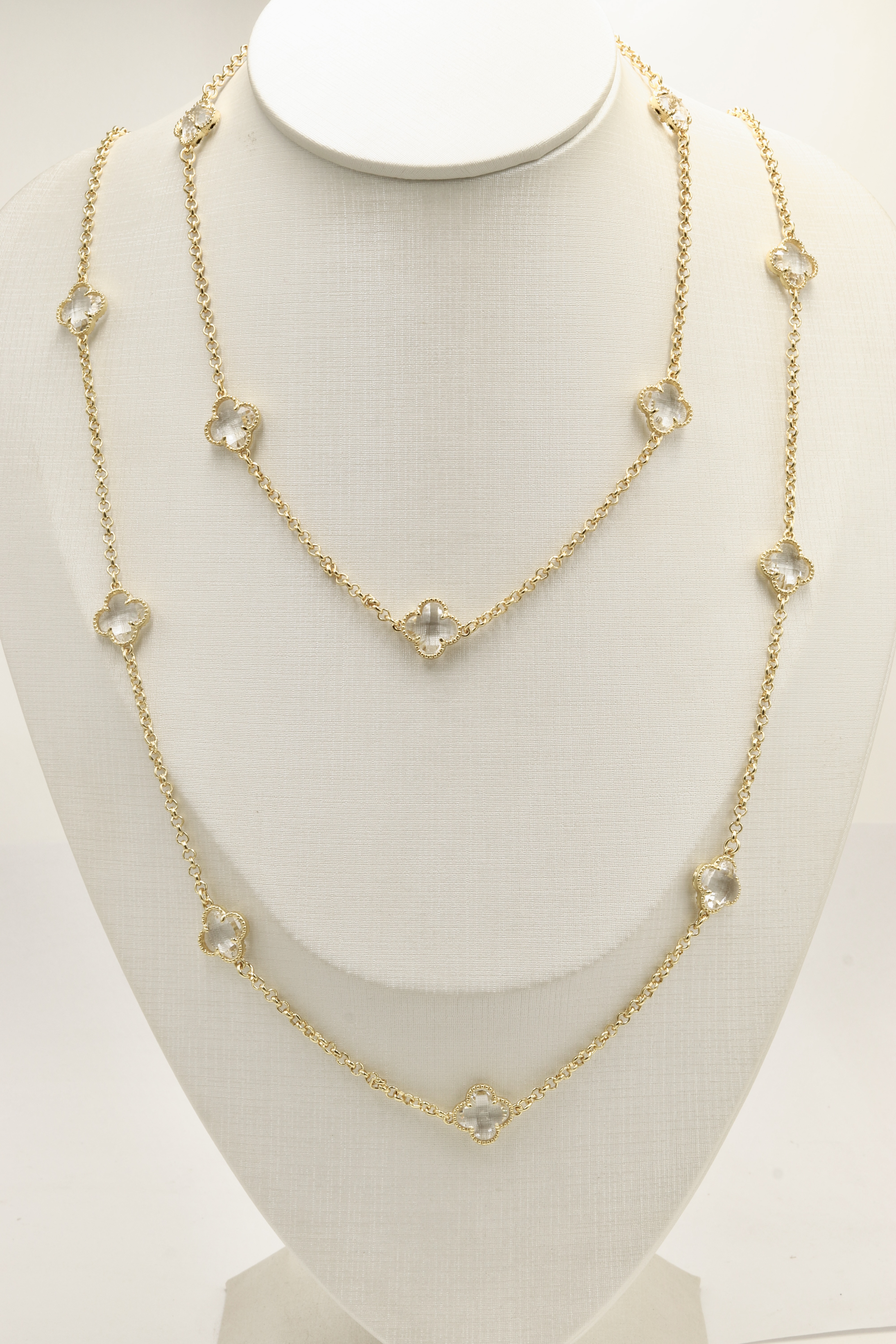 Colar V&C Cristal Choker - OURO - CL00077 — 2