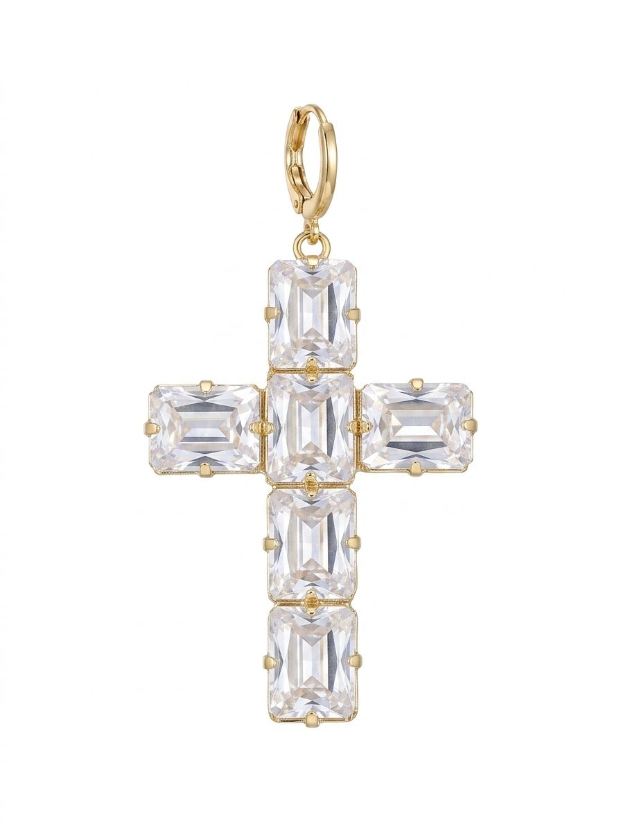 Pingente Cruz Carret 8x10mm - PG00052 — 3