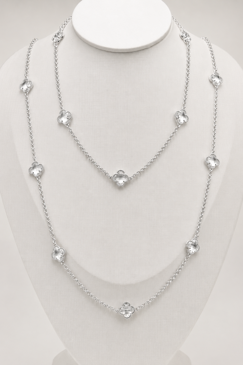 Colar V&C Cristal Choker - PRATA - CL00077 — 2