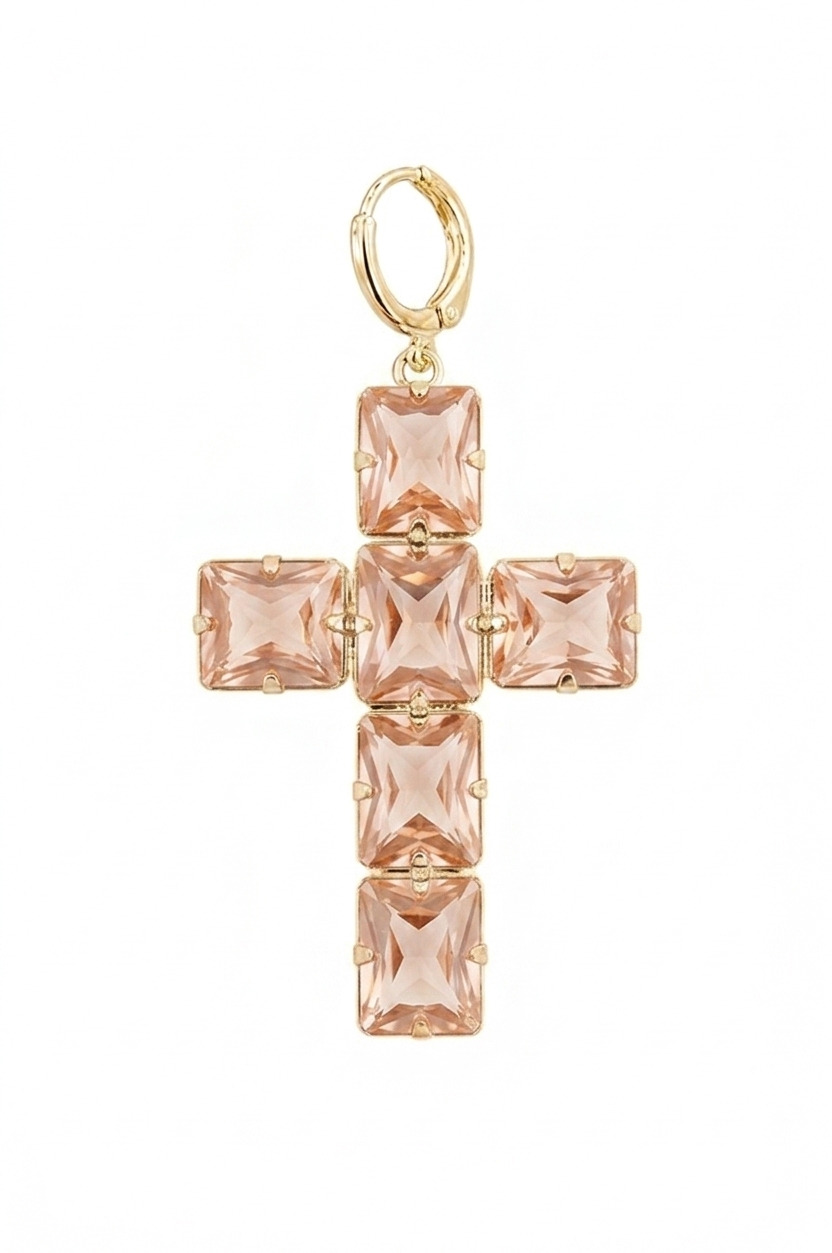Pingente Cruz Carret 8x10mm - PG00052 — 2