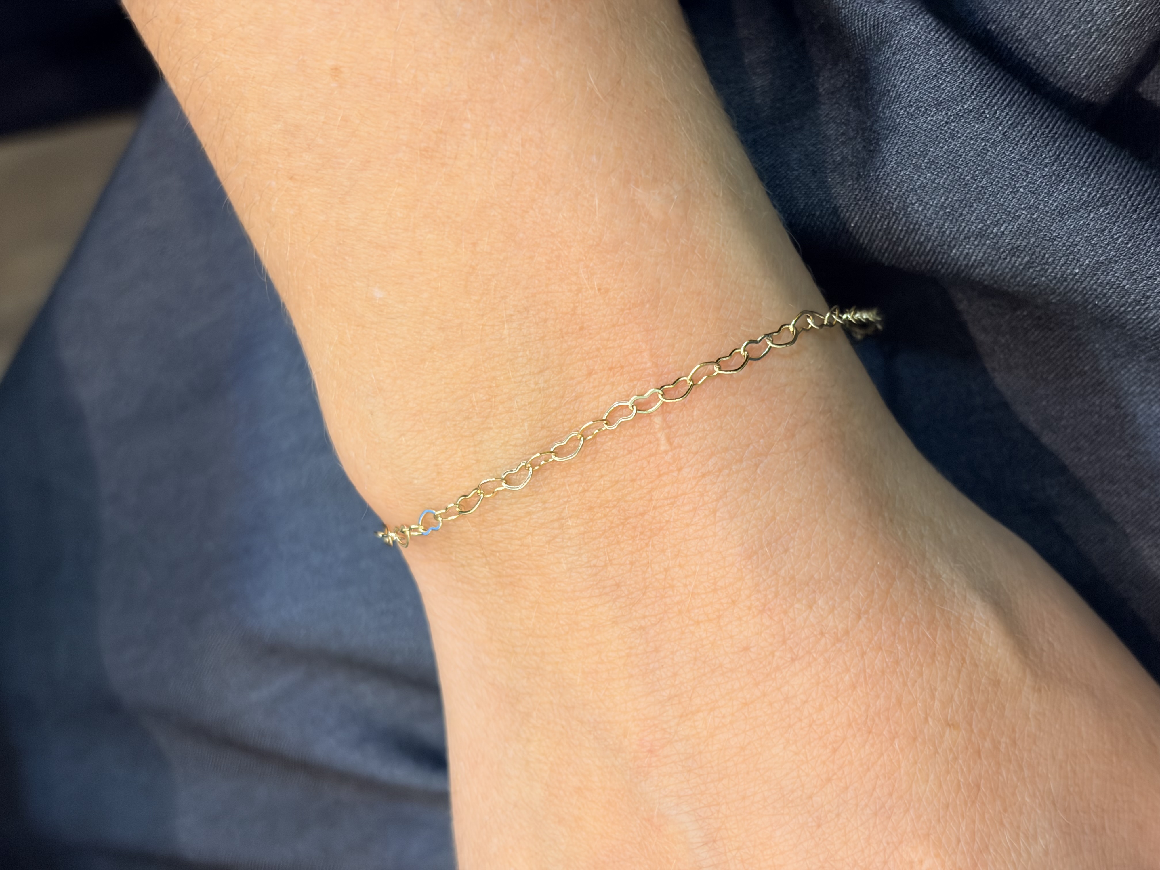 Pulseira Elo Coração 3mm - PL00240