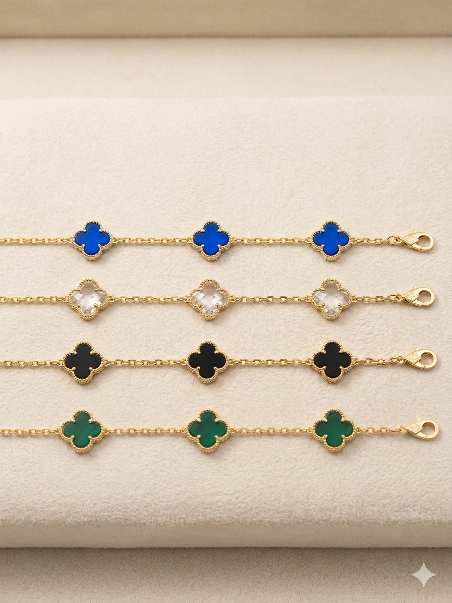 Pulseira V&C Cristal - OURO - PL00022 — 2