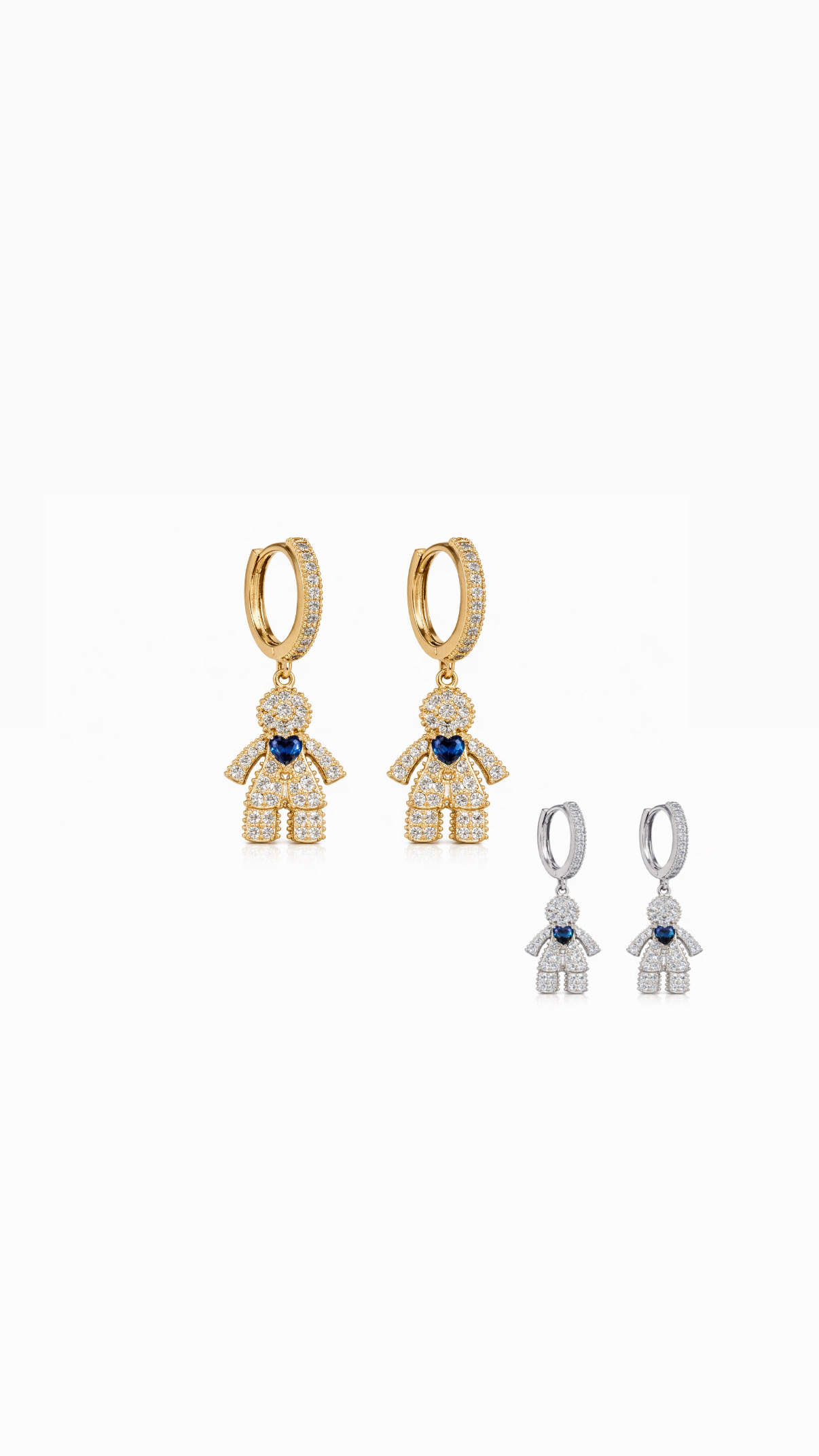 Brinco Tranqueta Zircônia Filhos - BR01080 — 2